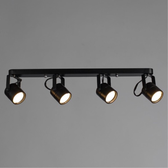 Спот потолочный Arte Lamp A1311PL-4BK MIZAR под лампы 4xGU10 50W