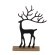 427122 Статуэтка Олень BALIGUIAN, L185, B50, H255, алюминий, дерево, черный, натуральный 427122 Статуэтка Олень BALIGUIAN, L185, B50, H255, алюминий, дерево, черный, натуральный