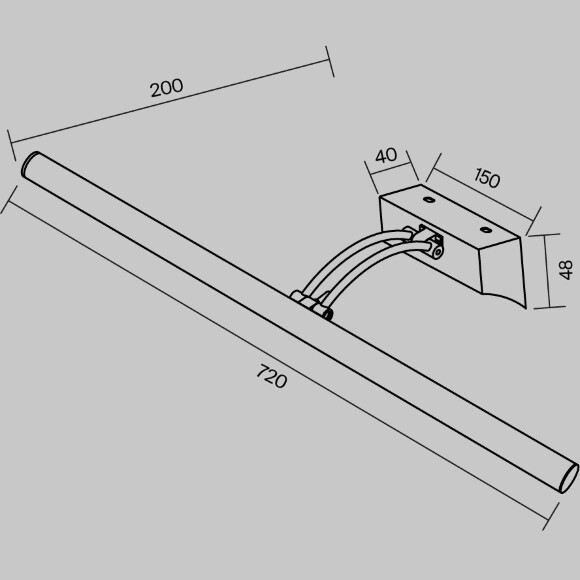 Подсветка Maytoni MIR003WL-L16CH