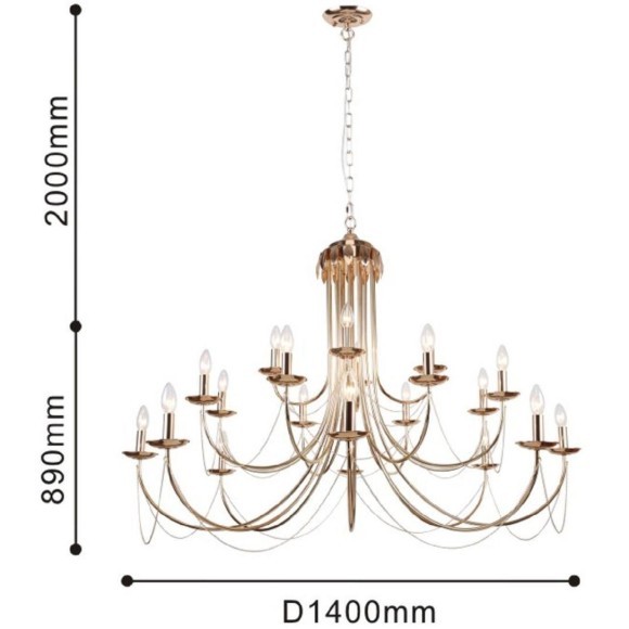 Подвесная люстра Plini 2591-20P Подвесная люстра Plini 2591-20P