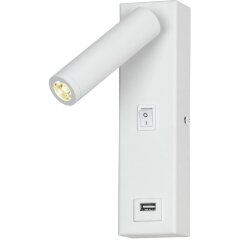 Бра светодиодное с выключателем и USB-портом Cozy LSP-8240