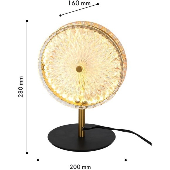 Интерьерная настольная лампа Slik 4488-2T