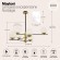 Люстра паук Maytoni MOD048PL-06G Nostalgia под лампы 6xE14 40W