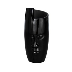 421113 TSU Ваза напольная декоративная пластик черный H900 Ø400 421113 TSU Ваза напольная декоративная пластик черный H900 Ø400