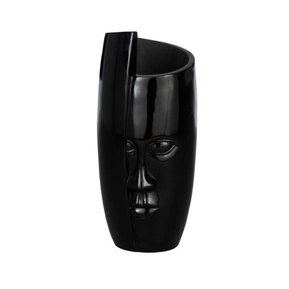 421113 TSU Ваза напольная декоративная пластик черный H900 Ø400 421113 TSU Ваза напольная декоративная пластик черный H900 Ø400