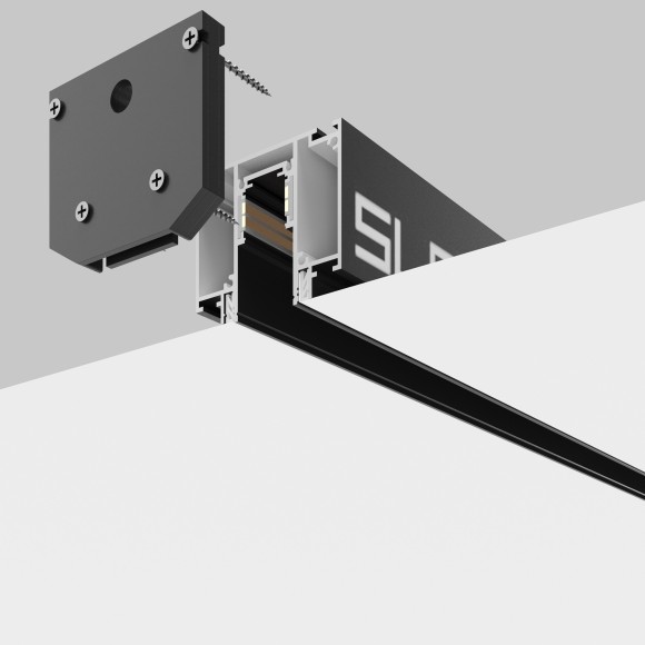 Магнитный шинопровод 2м для демпферных натяжных потолков Maytoni Slott Exility TRX034D-422B Магнитный шинопровод 2м для демпферных натяжных потолков Maytoni Slott Exility TRX034D-422B