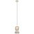 43951 Подвесной светильник (люстра) CAWTON, 1X40W (E27), Ø160, сталь, дерево, коричневый