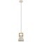 43951 Подвесной светильник (люстра) CAWTON, 1X40W (E27), Ø160, сталь, дерево, коричневый