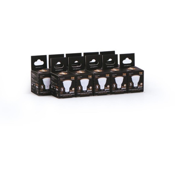 132517103 Светодиодная лампа Gauss Софит 3W 290Lm 3000K GU4 