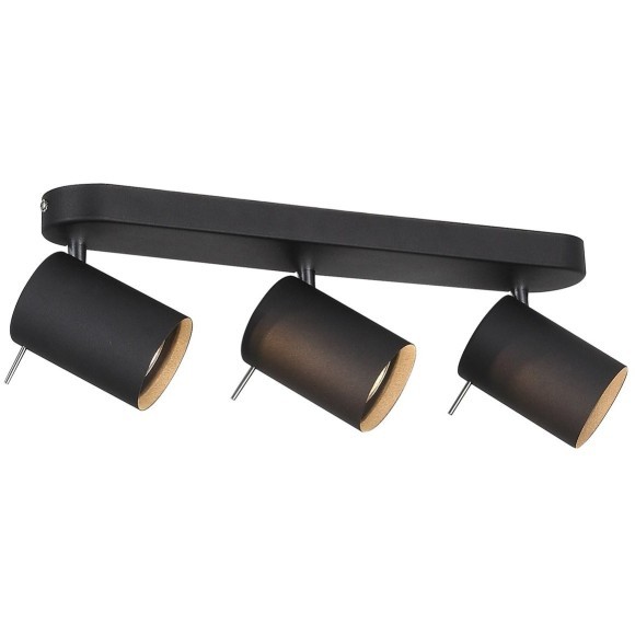 SL597.401.03 Спот ST-Luce Черный, Хром/Черный GU10 LED 3*3W Потолочные светильники