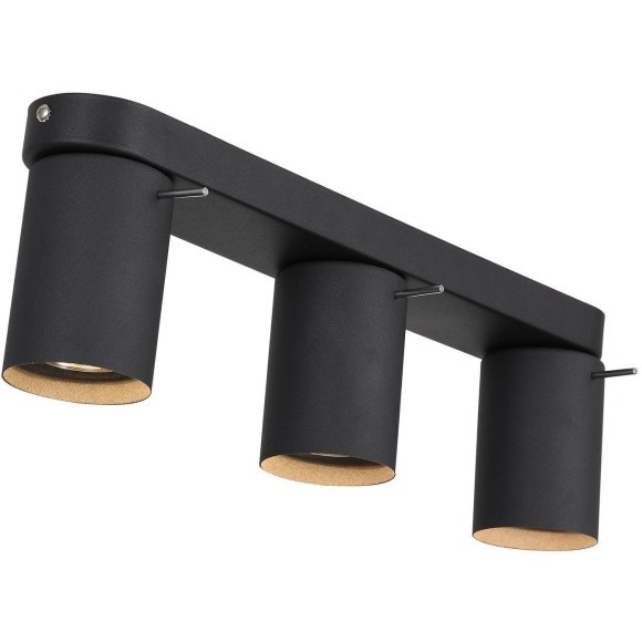 SL597.401.03 Спот ST-Luce Черный, Хром/Черный GU10 LED 3*3W Потолочные светильники