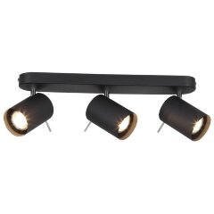 SL597.401.03 Спот ST-Luce Черный, Хром/Черный GU10 LED 3*3W Потолочные светильники SL597.401.03 Спот ST-Luce Черный, Хром/Черный GU10 LED 3*3W Потолочные светильники