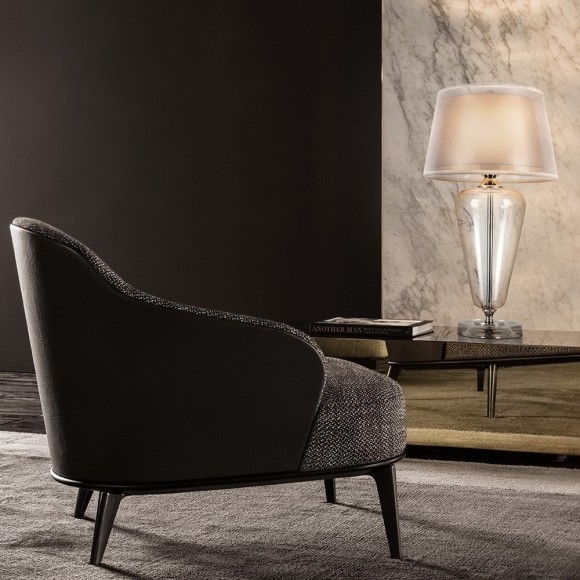 Интерьерная настольная лампа с выключателем Verre Z005TL-01CH Интерьерная настольная лампа с выключателем Verre Z005TL-01CH