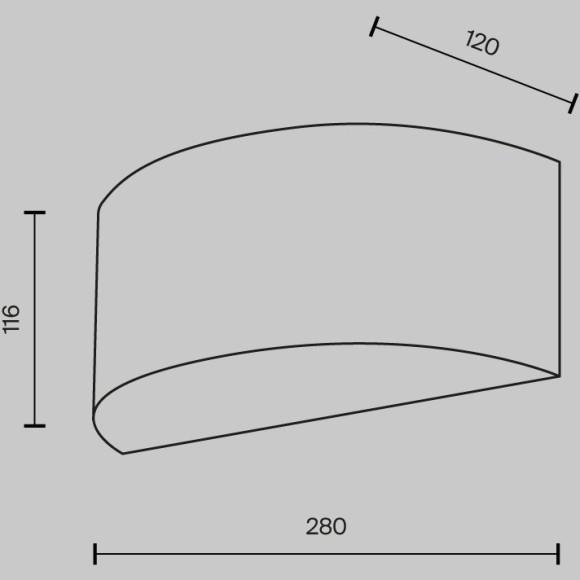 Бра Maytoni MOD096WL-01CH R IPple под лампу 1xE14 40W Бра Maytoni MOD096WL-01CH R IPple под лампу 1xE14 40W