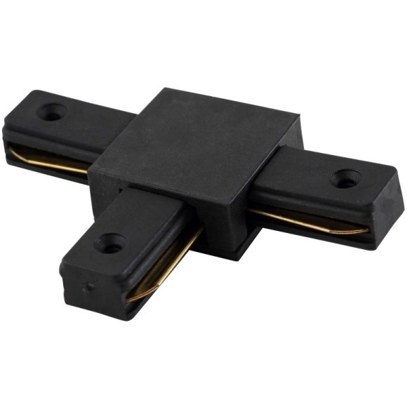 Т-образный соединитель для накладных однофазных шинопроводов Crystal Lux CLT 0.211 03 BL