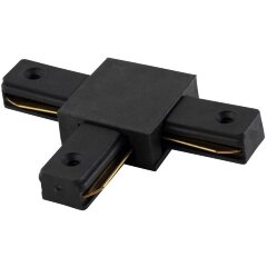 Т-образный соединитель для накладных однофазных шинопроводов Crystal Lux CLT 0.211 03 BL