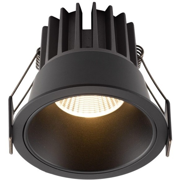 DK4400-BK Встраиваемый светильник, IP 20, 7 Вт, LED 3000, черный, алюминий