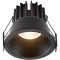 DK4400-BK Встраиваемый светильник, IP 20, 7 Вт, LED 3000, черный, алюминий