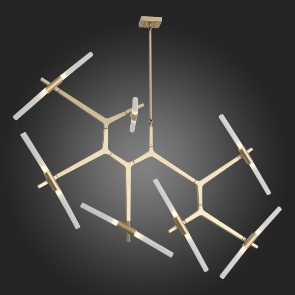 SL947.202.14 Люстра потолочная ST-Luce Золотистый/Белый G9 14*5W LACONICITA