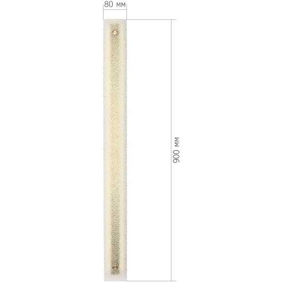 SL6245.211.01 Светильник настенный ST-Luce золотистый/Прозрачный LED 1*20W 4000K FAGY