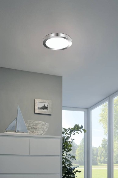 30892 Накладной светильник FUEVA 5, LED 20,5W, 2500lm, IP44, H28, ?285, сталь/пластик, белый/хром 30892 Накладной светильник FUEVA 5, LED 20,5W, 2500lm, IP44, H28, ?285, сталь/пластик, белый/хром