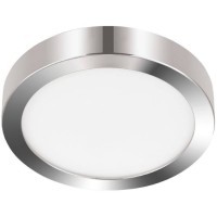 30892 Накладной светильник FUEVA 5, LED 20,5W, 2500lm, IP44, H28, ?285, сталь/пластик, белый/хром