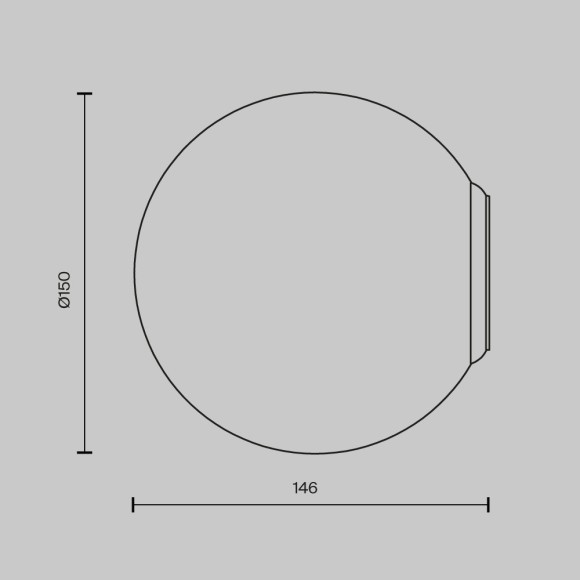 Настенный светильник (бра) Maytoni MOD321WL-01W2