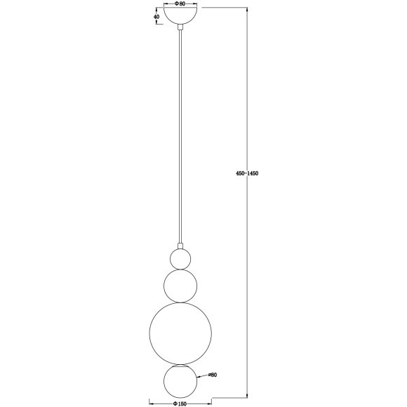 Подвесной светильник Freya FR5388PL-01CH