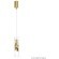 Светильник подвесной Crystal Lux PRIMAVERA SP1 GOLD