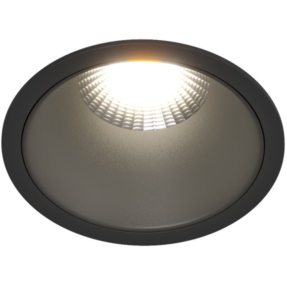 DK4400-BK Встраиваемый светильник, IP 20, 7 Вт, LED 3000, черный, алюминий