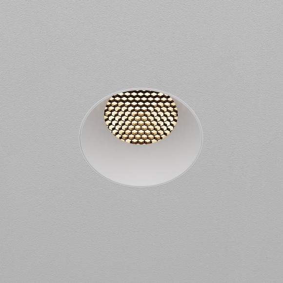 Встраиваемый в ГКЛ безрамочный светодиодный белый светильник 15Вт 1660лм 3000К 50° Maytoni Dip Hight DL121-15W-3K-TRS-W