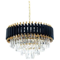 Подвесная люстра LDP 6003-550 BK+F.GD Подвесная люстра LDP 6003-550 BK+F.GD