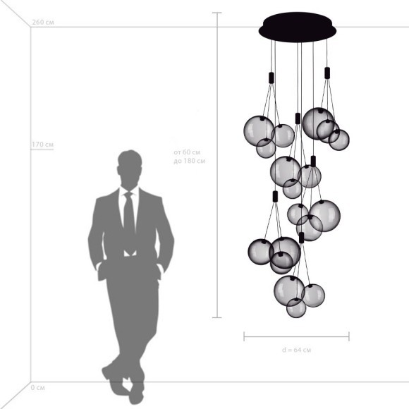 Люстра подвесная Sferetta Lightstar 801189 Люстра подвесная Sferetta Lightstar 801189