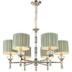 SL1121.103.06 Люстра подвесная ST-Luce Никель/Оливковый E14 6*40W OLEO SL1121.103.06 Люстра подвесная ST-Luce Никель/Оливковый E14 6*40W OLEO