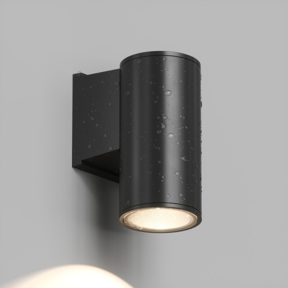 Настенный уличный светильник BORG Denkirs IP65, 10 Вт, 3000К, черный, алюминий DK9820-BK Настенный уличный светильник BORG Denkirs IP65, 10 Вт, 3000К, черный, алюминий DK9820-BK