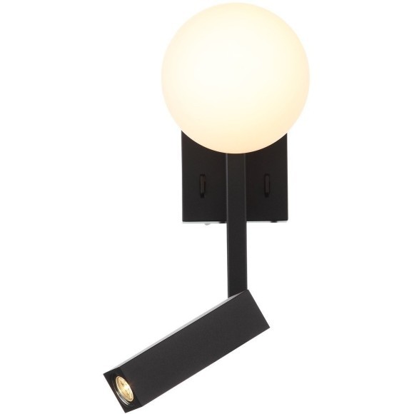 SL1581.401.02 Светильник настенный ST-Luce Черный/Белый LED 2*1+4W 3200K BOTELLI