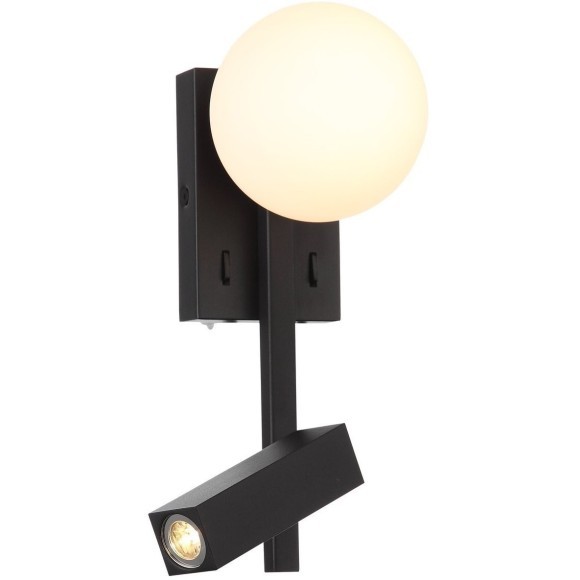 SL1581.401.02 Светильник настенный ST-Luce Черный/Белый LED 2*1+4W 3200K BOTELLI