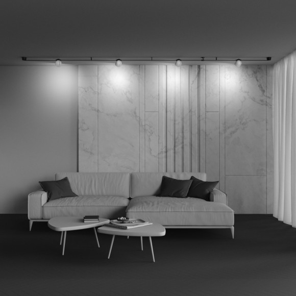 Светильник светодиодный на текстильный шинопровод Maytoni Parity TR124B-12W3K-W 790лм 12Вт CRI90