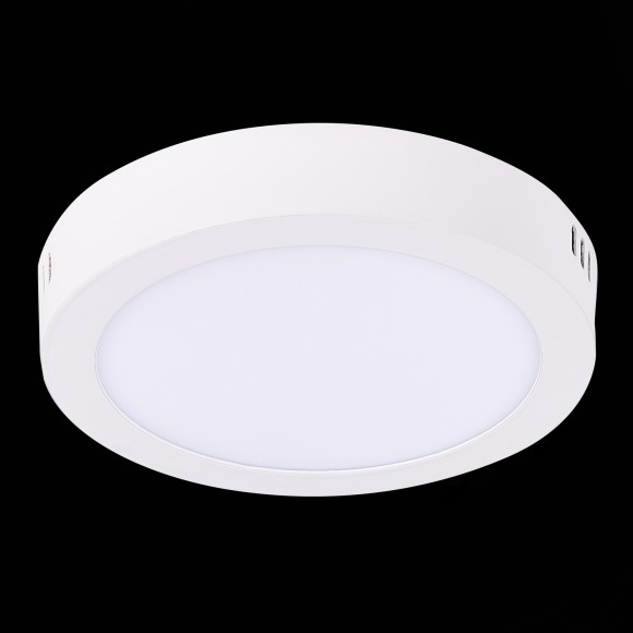 ST112.542.12 Светильник настенно-потолочный Белый LED 1*12W 4000K 795Lm Ra80 120° IP20 D160xH28 90-2 Накладные светильники