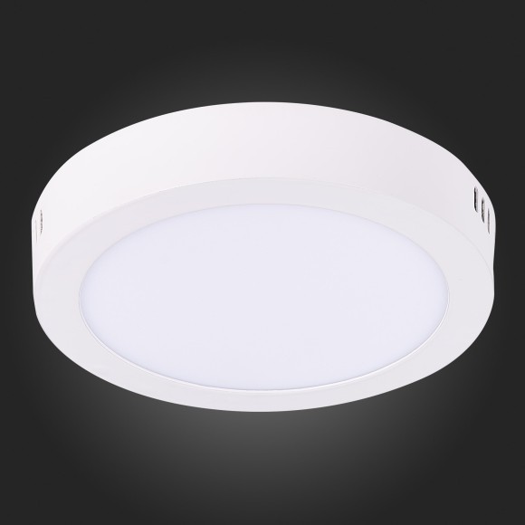 ST112.542.12 Светильник настенно-потолочный Белый LED 1*12W 4000K 795Lm Ra80 120° IP20 D160xH28 90-2 Накладные светильники
