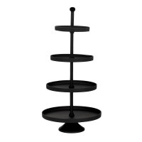 427648 BABIRIK Декоративное блюдо-этажерка H700 алюминий, черный