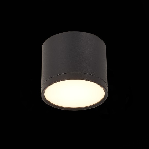 ST113.432.09 Светильник потолочный Черный LED 1*9W 3000K 702Lm Ra90 120° IP20 D88xH75 170-240V Накладные светильники