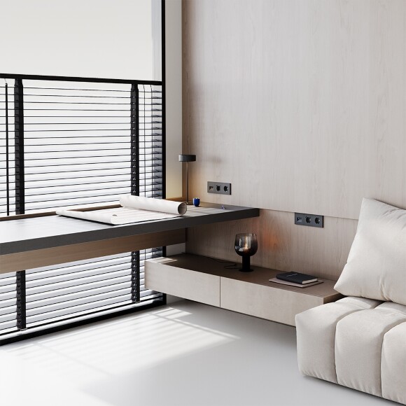 Розетка компьютерная встраиваемая VOLTUM S70 двойная RJ45+RJ45 кат.6, (черный матовый)