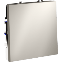 Перекрестный переключатель встраиваемый VOLTUM S70 одноклавишный 10А, (кашемир)