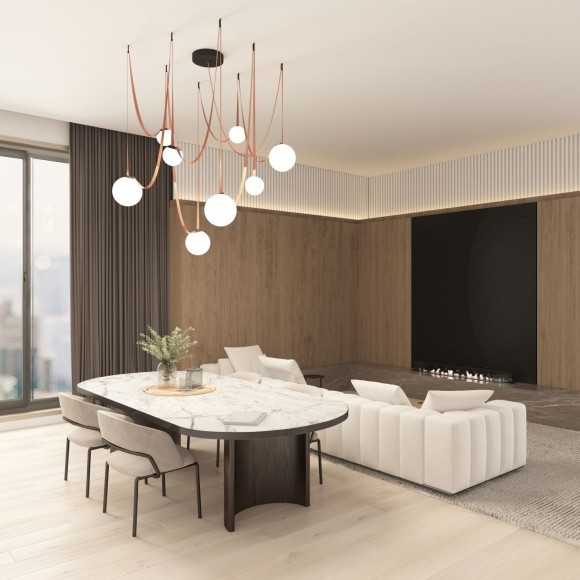 DK5550-BK Cветодиодный светильник на ременный шинопровод Denkirs Belty CRI90+ 4000К 850Лм 360° 10Вт