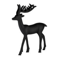 427123 BALIGUIAN Статуэтка Олень L280, B55, H340, алюминий, металл, черный