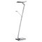 90215 ZEAL Торшер напольный с тремя лампами E27, 51Вт, металл хромированный, пластик, механический выключатель