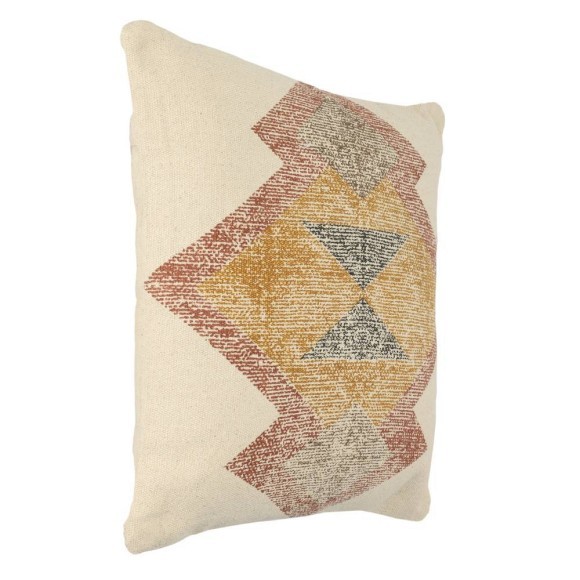 420072 Подушка декоративная CHEVERY, L450, B450, наволочка: 100% хлопок, кремовый, разноцветный наполнитель: 100% полиэстер, органический хлопок 420072 Подушка декоративная CHEVERY, L450, B450, наволочка: 100% хлопок, кремовый, разноцветный наполнитель: 100% полиэстер, органический хлопок