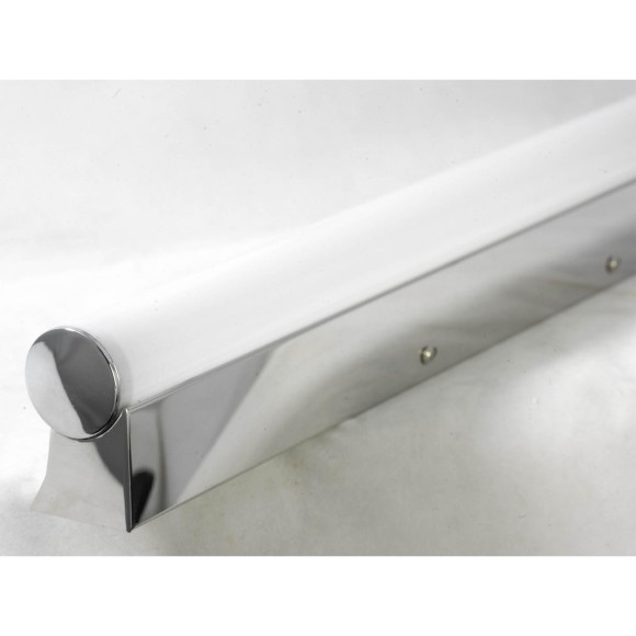 SY7699 Lussole AQUA Настенное бра для ванной, встроенный LED 12 Вт, 4100 К, 840 Лм, хром, белый акрил, IP44
