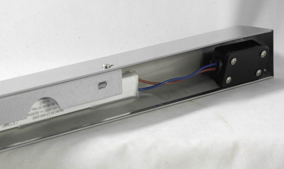 SY7699 Lussole AQUA Настенное бра для ванной, встроенный LED 12 Вт, 4100 К, 840 Лм, хром, белый акрил, IP44